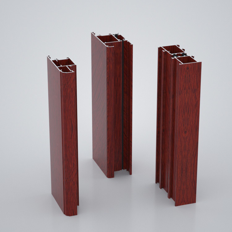 Anti Corrosion T6 Aluminium Casement Door Sand Powder Coating