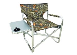 Quality PE Coated Fabric Camping Foldable Chair With Table Cup Holder Side Bag Flat Tube wholesale