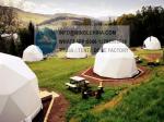 Heat Proof Aluminium Geodesic Dome Tent For All Seasons