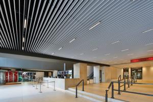 Quality Suspended Metal Aluminum Screen Ceilings Open V100 for Shopping Hall wholesale