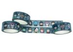 10m CMYK Print Silver Foil Washi Paper Tape