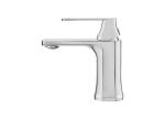 Single Lever Contemporary Brass Bathroom Mixer Tap Monobloc Chrome