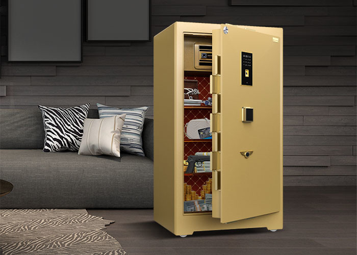 H1080mm Bank Grade Commercial Safe Box Biometric Fingerprint Lock