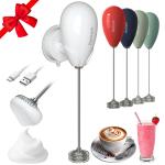 3W Electric Compact Milk Frother Machine 304 Stainless Makes Fast Foam 15