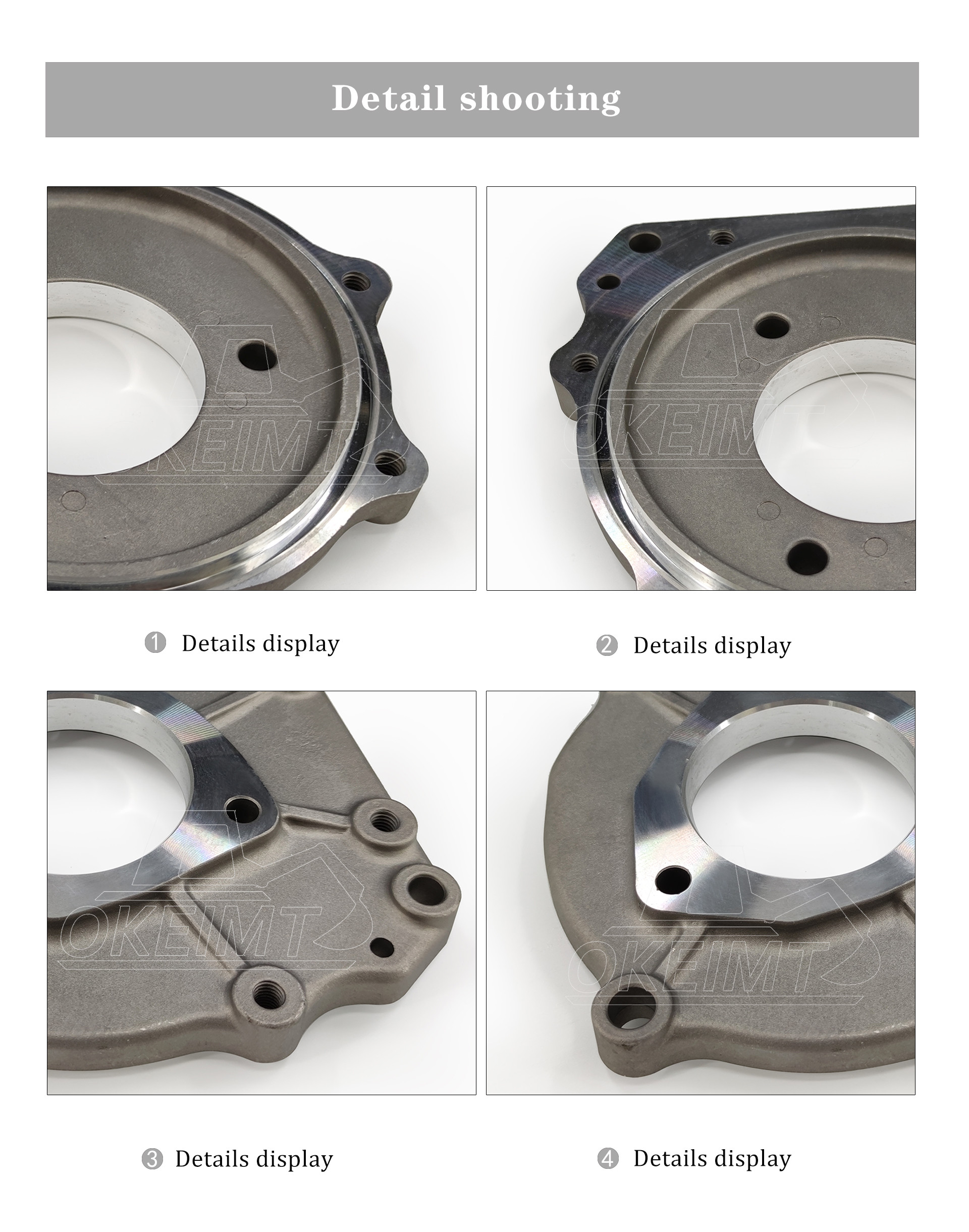 OKEIMT Excavator Engine Parts Diesel pump connection plate C6.4