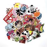 Waterproof Removable Laptop Vinyl Stickers , Custom Car Window Stickers