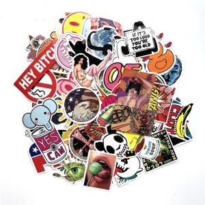 Quality Waterproof Removable Laptop Vinyl Stickers , Custom Car Window Stickers wholesale