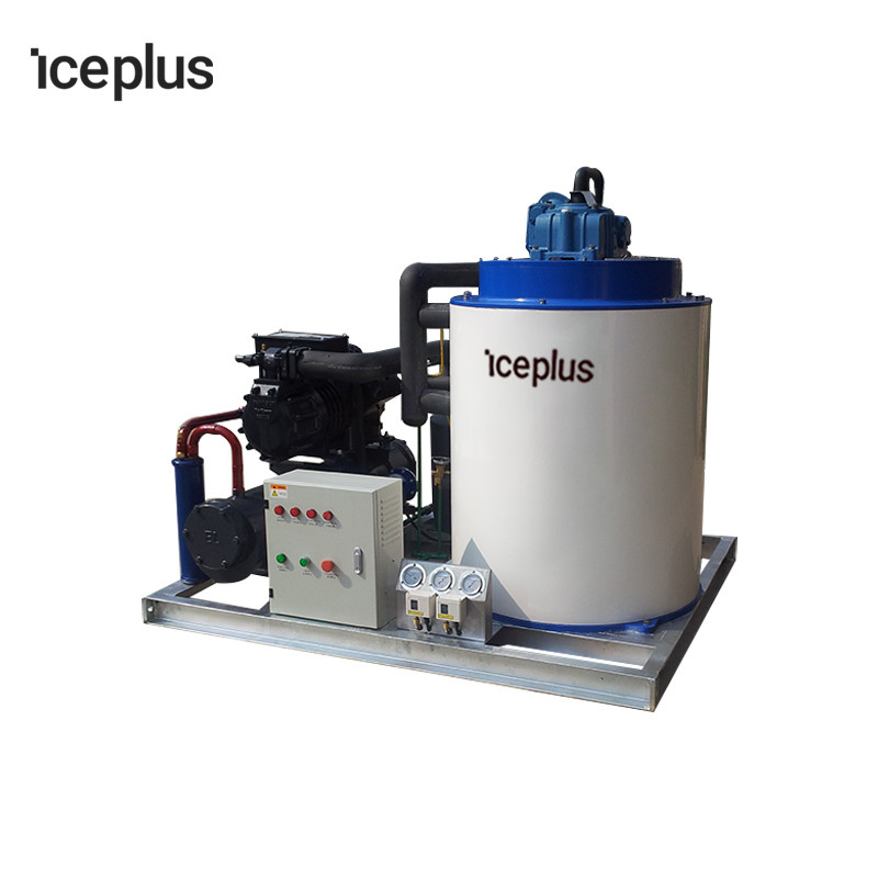Convenient Safe Flake Ice Maker For Sea Food Fishery Industries