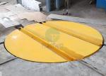 Dia 10m load 15t AC motor drive powered rail turnplate steel coil manufacture