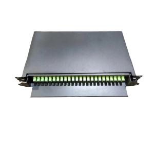 Quality Rack Mount 19 Inch Fiber Optic Patch Panel For Single Mode Or Multimode Cable Type wholesale