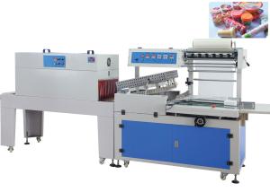 Quality Three Phase 8.5 KW Plastic Shrink Wrap Machine For Food Chemical Commodity wholesale