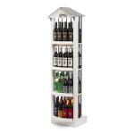 Customized Free Standing Wine Display Stand Wine Rack Wood Storage Wooden