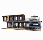 Galvanized Steel Bending Container Design Coffee Bar House Mobile Shop Container