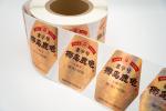 Customized Label Stickers with Transparent or Nontransparent Materials