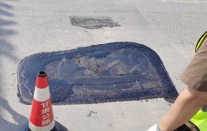 Quality 280°C Granules Asphalt Patch Material For Pothole Repair wholesale