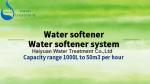 Stainless Steel Water Softener Treatment Systems HYDRANAUTICS Membrane 1TPH