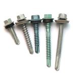 HDG Electroplating Hex Head Stainless Steel 410 Self Drilling Screws Zinc Plated