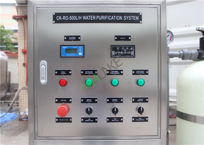 Automatic Reverse Osmosis Water Filter System , SS Membrane Housing With Cartridge Filter