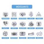 Colorless DEF Color Moissanite Jewelry Stone Cut Loose For Tennis Bracelets