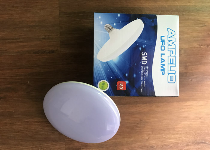 50W UFO Tri - Proof LED Spot Bulbs White Aluminum 3000K E40 AC 220V 80Ra
