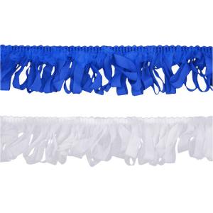 Quality 5cm Blue Ployester Pillows Tassel Fringe Trims wholesale