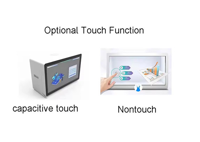 3D Advertising Transparent LCD Panel 4K Ultra HD Translucent LCD Display