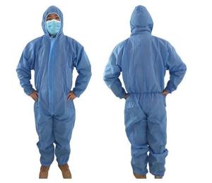 Quality Blue SMS Disposable Protective Gowns For Hospital / Chemical / Beauty Industry wholesale