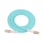multimode lc lc connector om4 50/125 duplex jumper lszh jacket 1m fiber optic