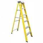 En131 Fiberglass A Frame Ladder , Aluminium Fiberglass Folding Ladder