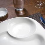 Eco Friendly Salad Oval Dining Plates For Airlines Meal