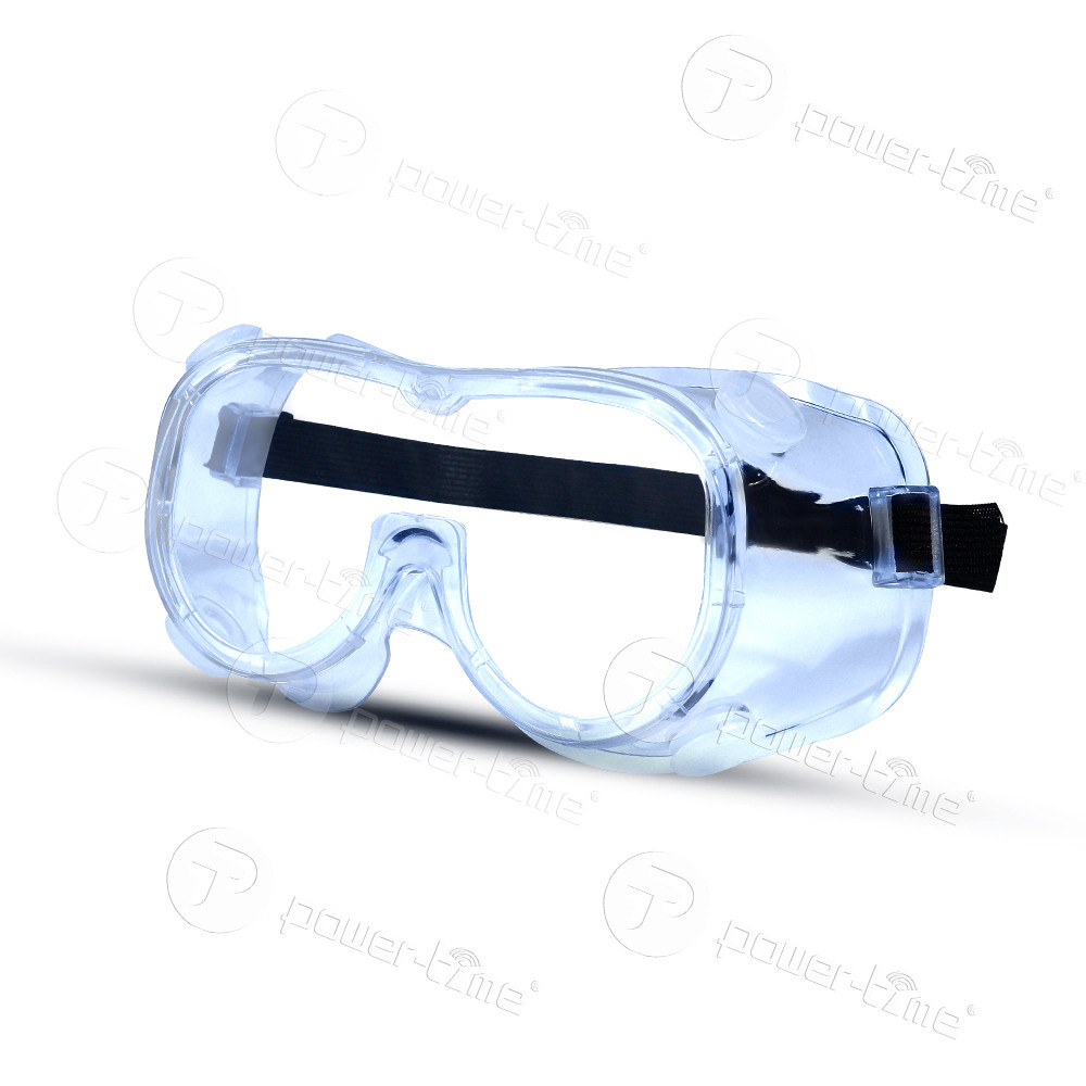 Transparent Splash Proof Glasses Polycarbonate Lenses Custom Safety Goggles