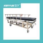 Stainless Steel Manual Adjustable Height Emergency Ambulance Stretcher Trolley