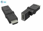 Gold Plated HDMI Male To Female Swivel Adapter 90 180 270 360 Deg Rotatable