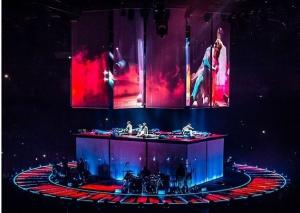 Quality Front Rear Transparent Hologram Mesh Screen For Live Concert wholesale