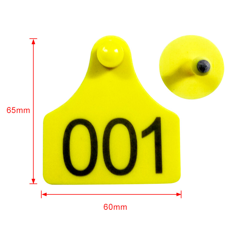 cow ear tags,65*60mm