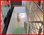 Steel Cable Stair VK66SC TreadTempered glasAluminum Baluster Glass Handrail 304