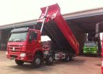 Used HOWO 8X4 Dump Tipper Truck 12 Tires 50 Tons Truck with Tubeless Tire Design