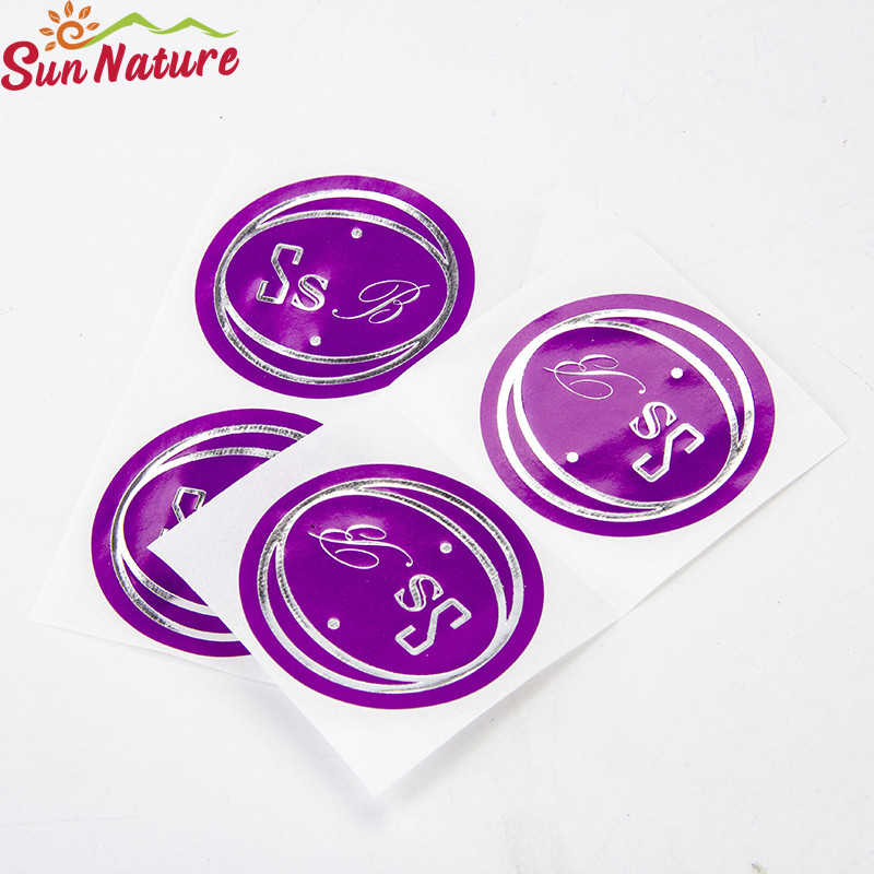 Sustainable Round Paper Sticker Labels Custom Packaging Stickers For Cosmetic & Beauty