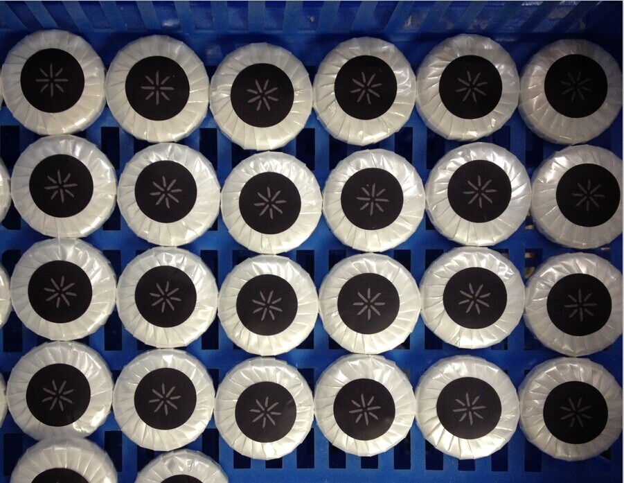 High Productivity Automatic Round Soap Making Machine Package For Hotel Toilet Bar
