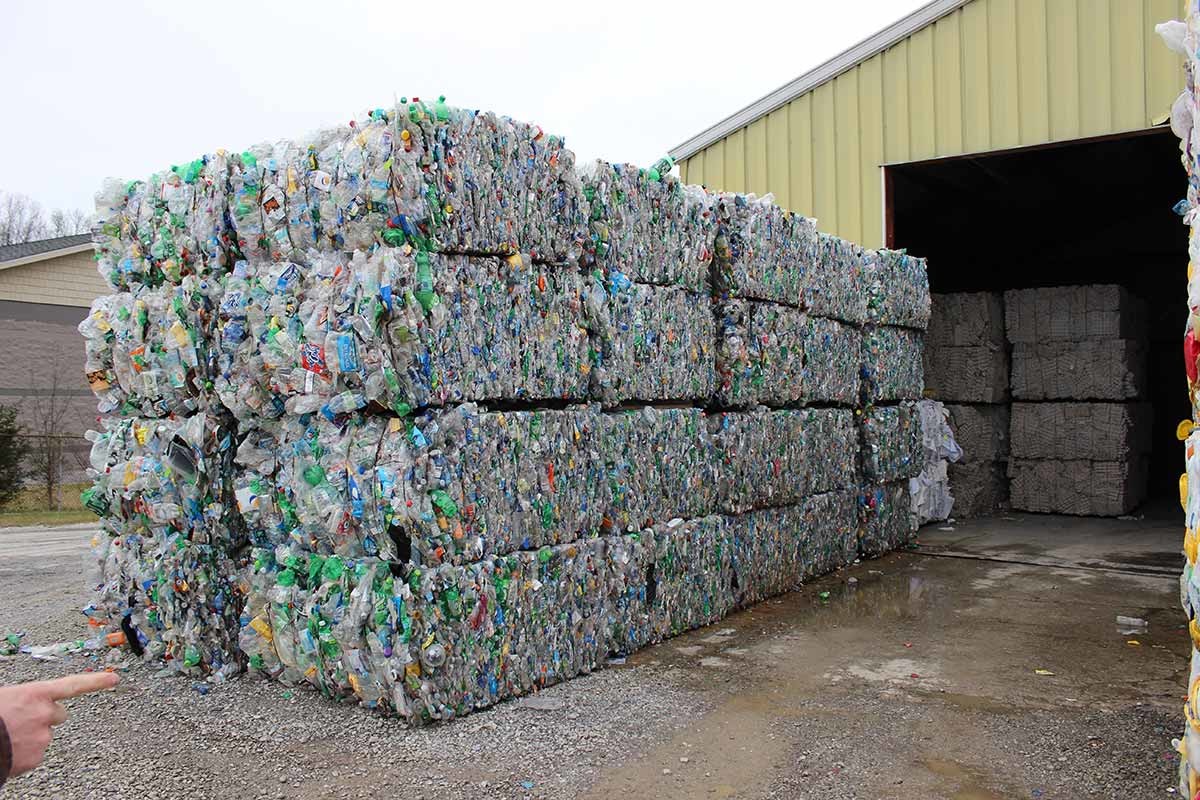 Waste PET Baler HDPE Recycling Baler Plastic Press Machine Plastic Film Bags Baler