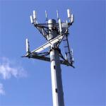 Telescopic Microwave Antenna Mobile Cell Phone Tower with Powder Coating
