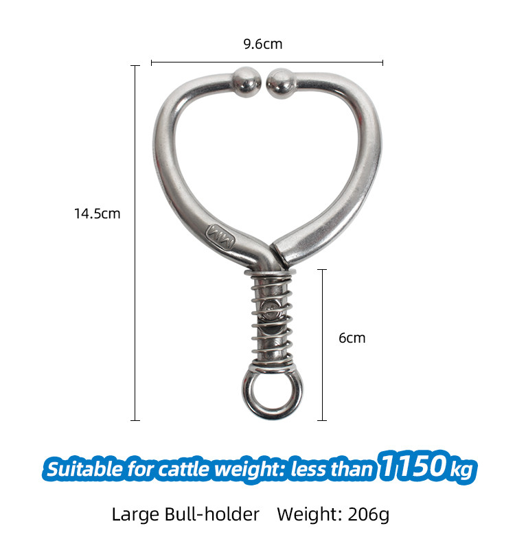 Rust Resistance Self Locking Bull Holder Cow Nose Pliers For 1150KG Animals
