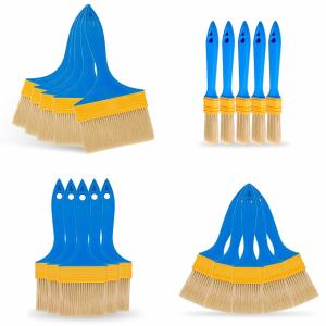 Quality 20 Pieces Professional Painting Brushes Plastic Polyester Bristle wholesale
