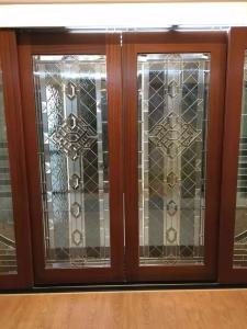 Quality decorative glass panels in door wholesale