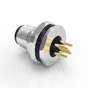 Quality 20A Copper Alloy Panel Mount Power Connector IP67 Rated PVC/Nylon Insulation Up To 600V wholesale
