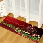 Christmas Long Strip Washable Kitchen Carpet For Sofa Area