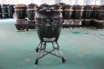 56cm SGS Black 22 Inch Kamado Grill Glazed Treatment Surface