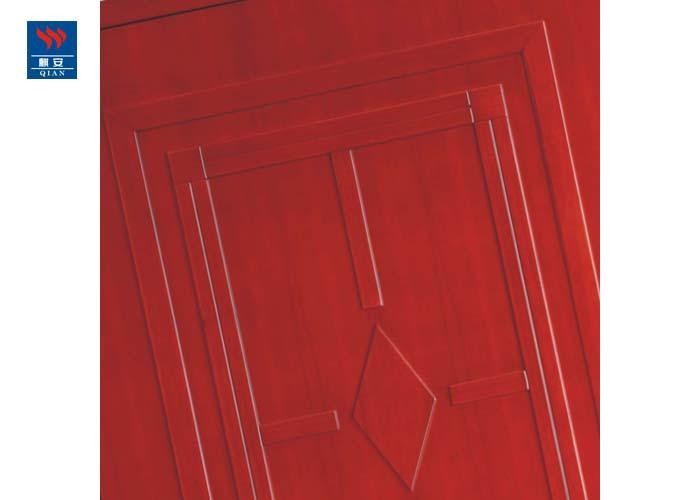 Interior Fireproof Solid Wood Door Single carved Fire Rated Wood Door Fire Door