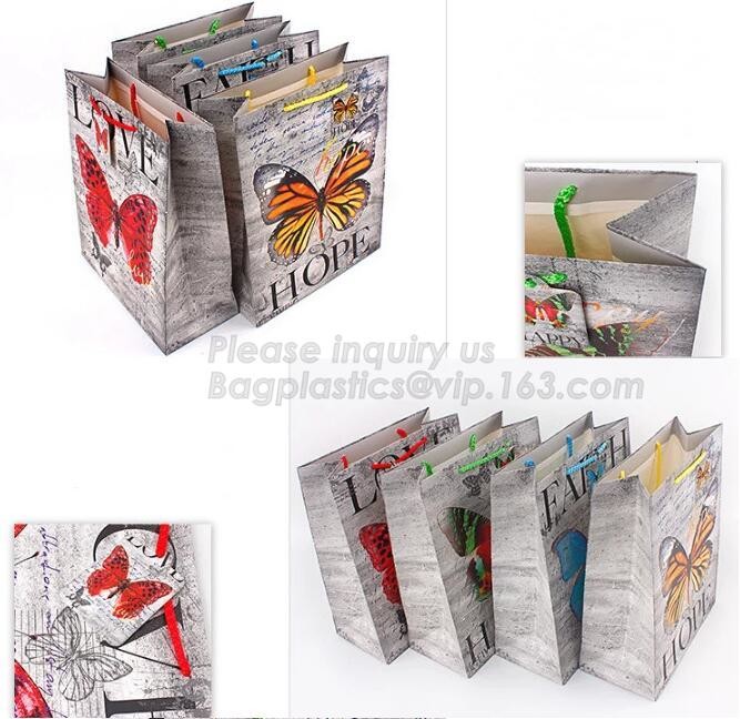 Foldable Custom Printed Gift Paper Bag Recycled Paper Bag Luxury,Promotional Printed Gift Paper Bag,Printed Gift Bag Pap