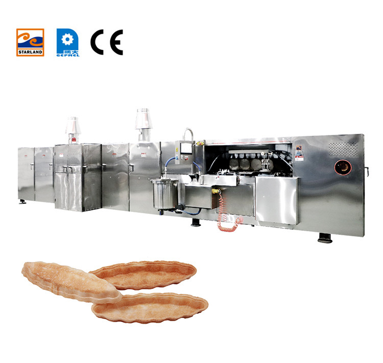 Stainless Steel Automatic Wafer Biscuit Production Line For Food Factory